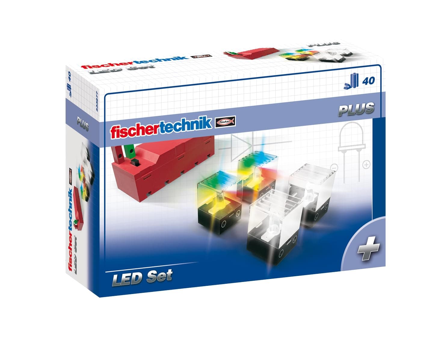Fischertechnik Plus LED Set Building Kit, Multicolor (533877)