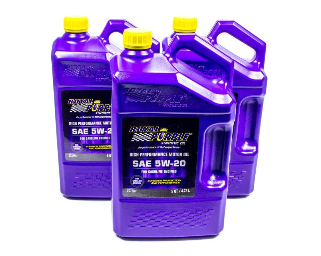 Royal Purple53520 5W20 Multi-Grade SAE Oil Bottles, 15 quart, 1 Pack
