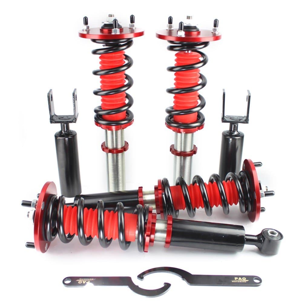 PAO MOTORING Coilovers For Toyota Supra 1993-1998 Lexus SC300 SC400 1991-2000 Adjustable Height Suspension Shock Absorber Struts