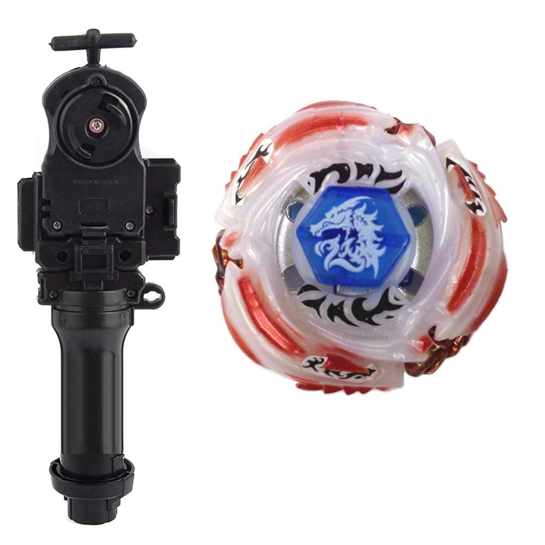 Battling Toys - Meteo L-Drago Metal Fusion LW105LF Battle Top Starter with Power Launcher & Grip Battle Set