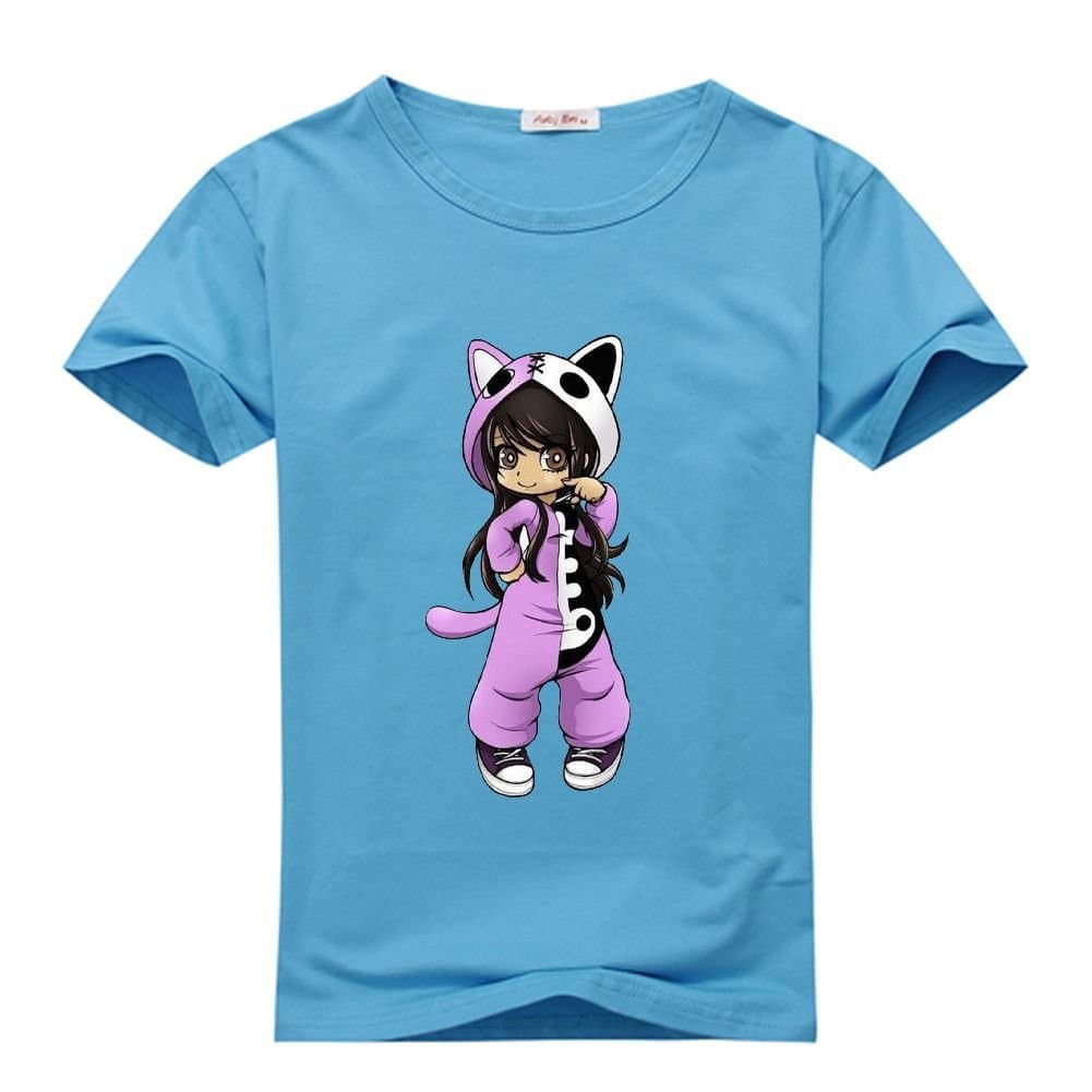 Aphmau girl's Crew Neck Tee shirt