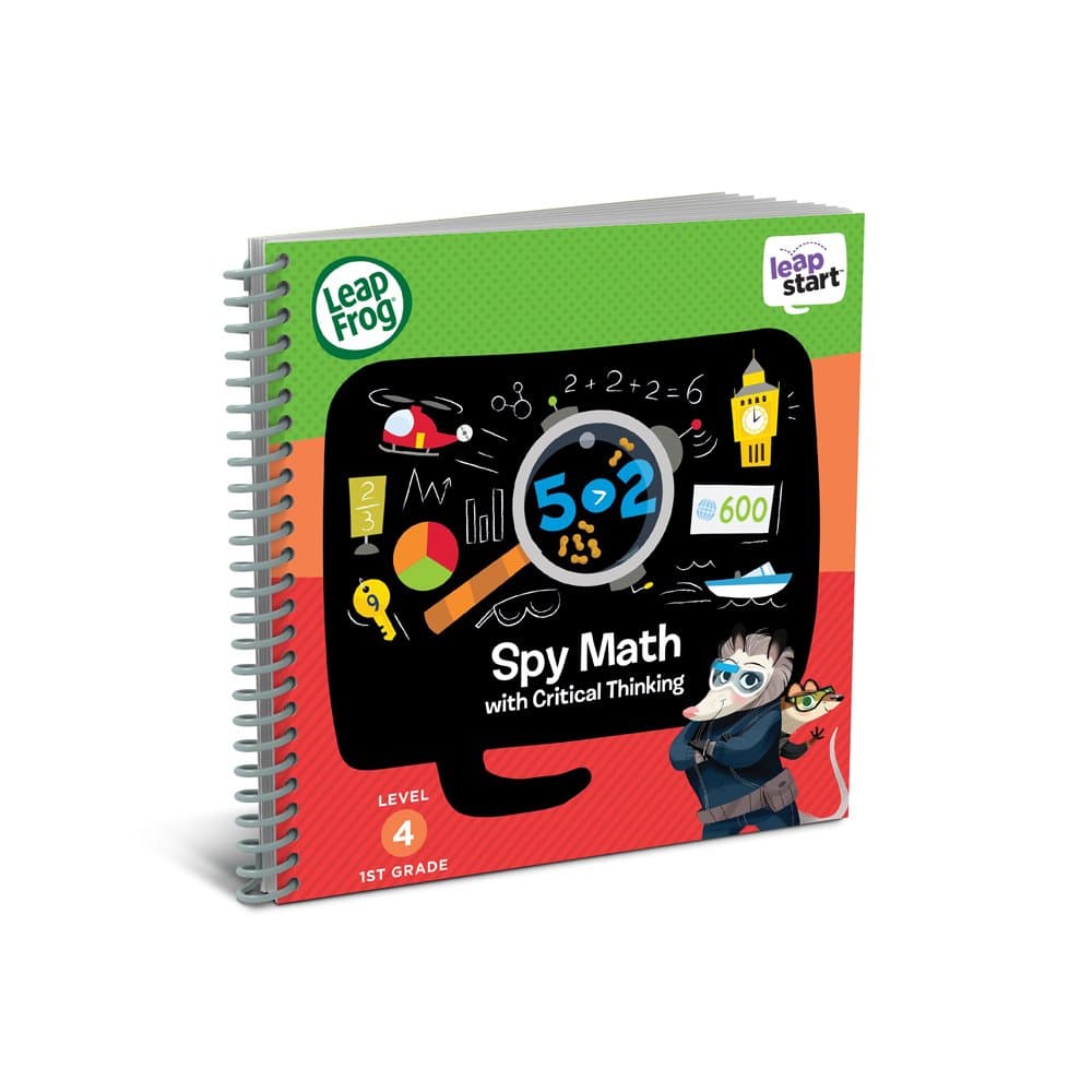 LeapFrog LeapStart 1st Grade Activity Book: Spy Math and Critical Thinking