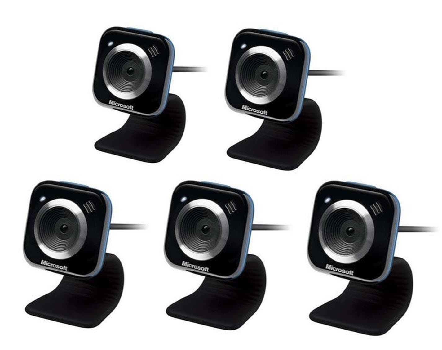 Microsoft LifeCam VX-5000 Webcam (Red Accent)