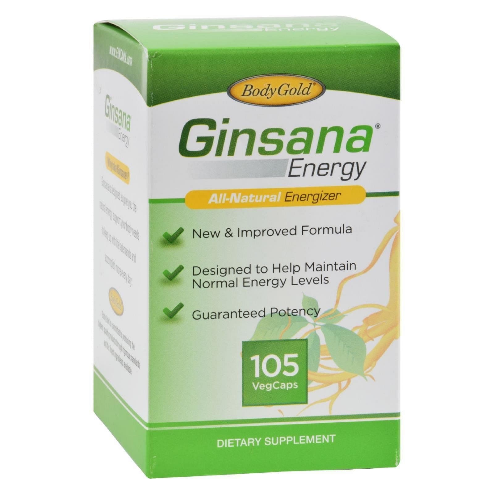 Body Gold Ginsana Extreme Capsules 105 Cap (Multi-Pack) 6