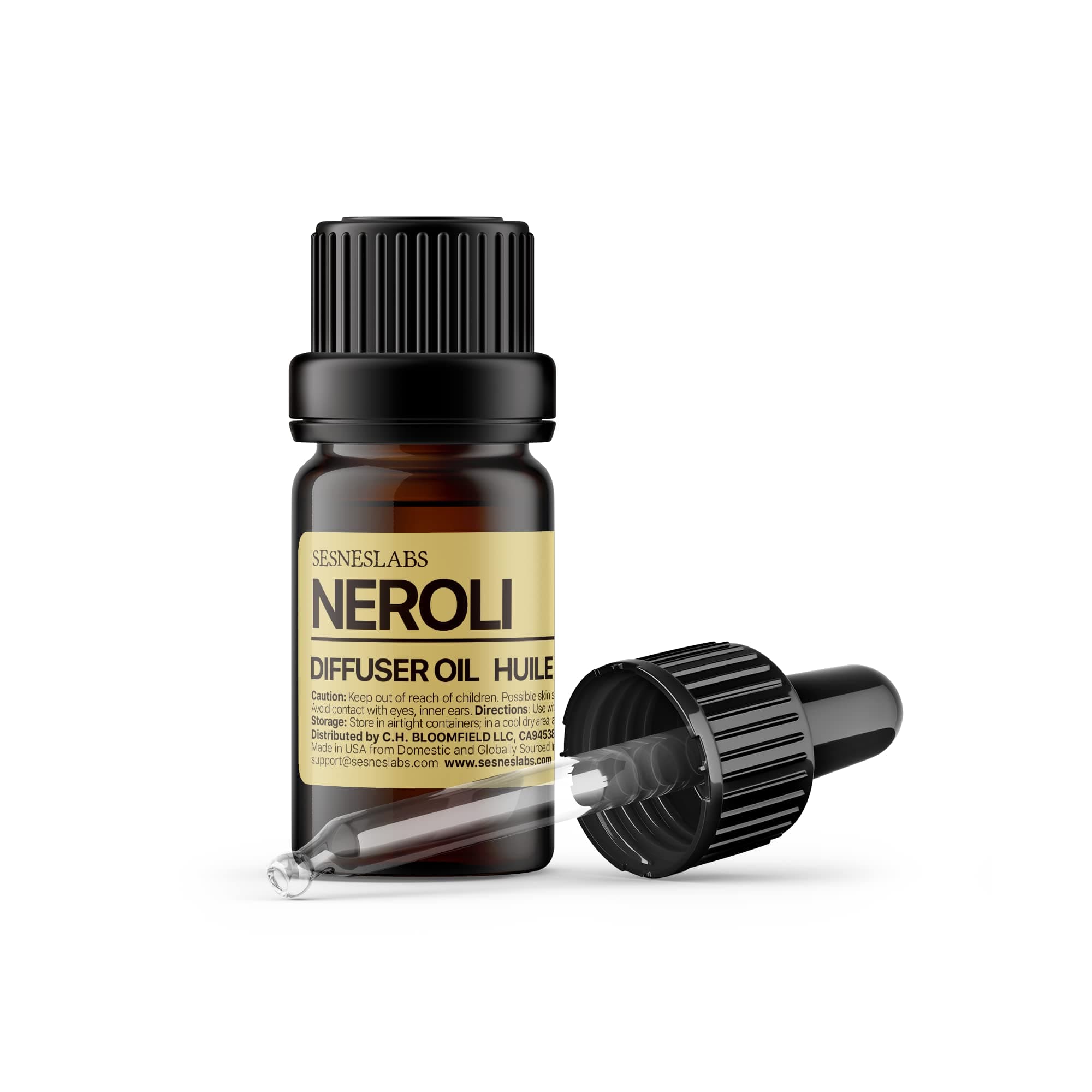 Neroli Diffuser Oil, Niche Scent, Luxury Neroli, Bergamot,Bitter Orange, Lavender, Rosemary, Myrtle Essential Oils Blend for Ultrasonic Diffuser Scent Projects(.33 oz/10 ml)