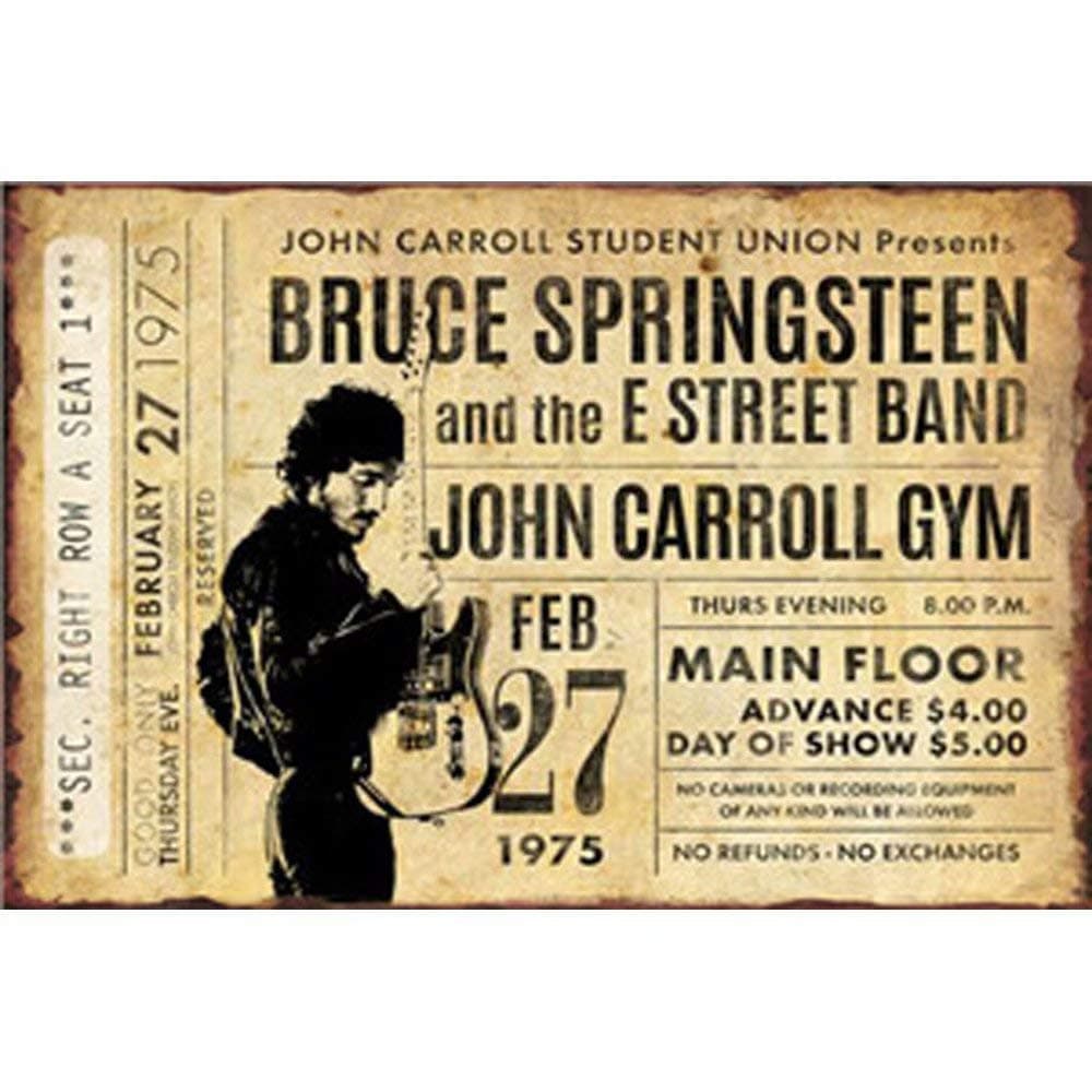 Easy Painter Metal Bar Signs Tin Plate Movie Poster, 12X8 Art Cafe Pub Vintage Metal Painting Wall Stickers Plaque - Singer Band Poster