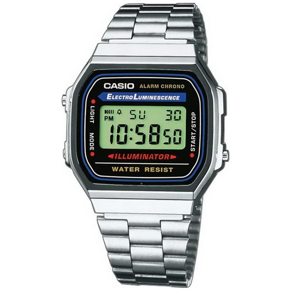 CASIO A168WA-1 Men’s Standard Wristwatch