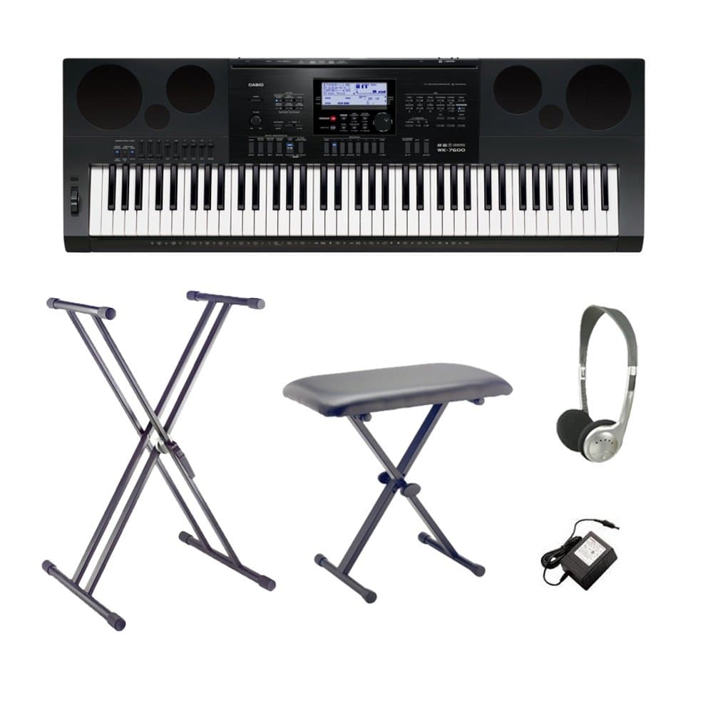 Casio WK-7600 Big Bundle