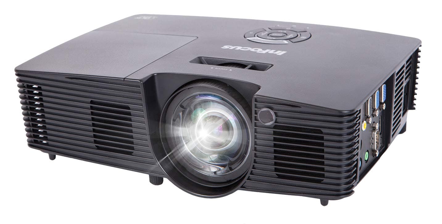 IN112XA Projector, DLP SVGA 3800 Lumens 3D Ready 2HDMI with Speakers