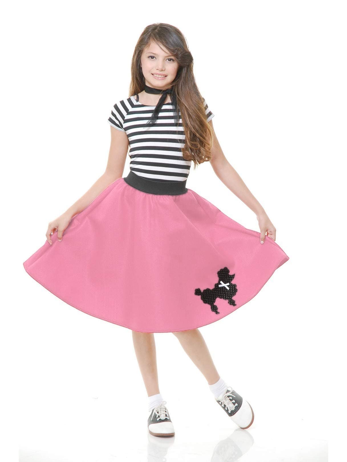 Charades Costumes CH00334-XL Poodle Skirt Child Costume Size X-Large