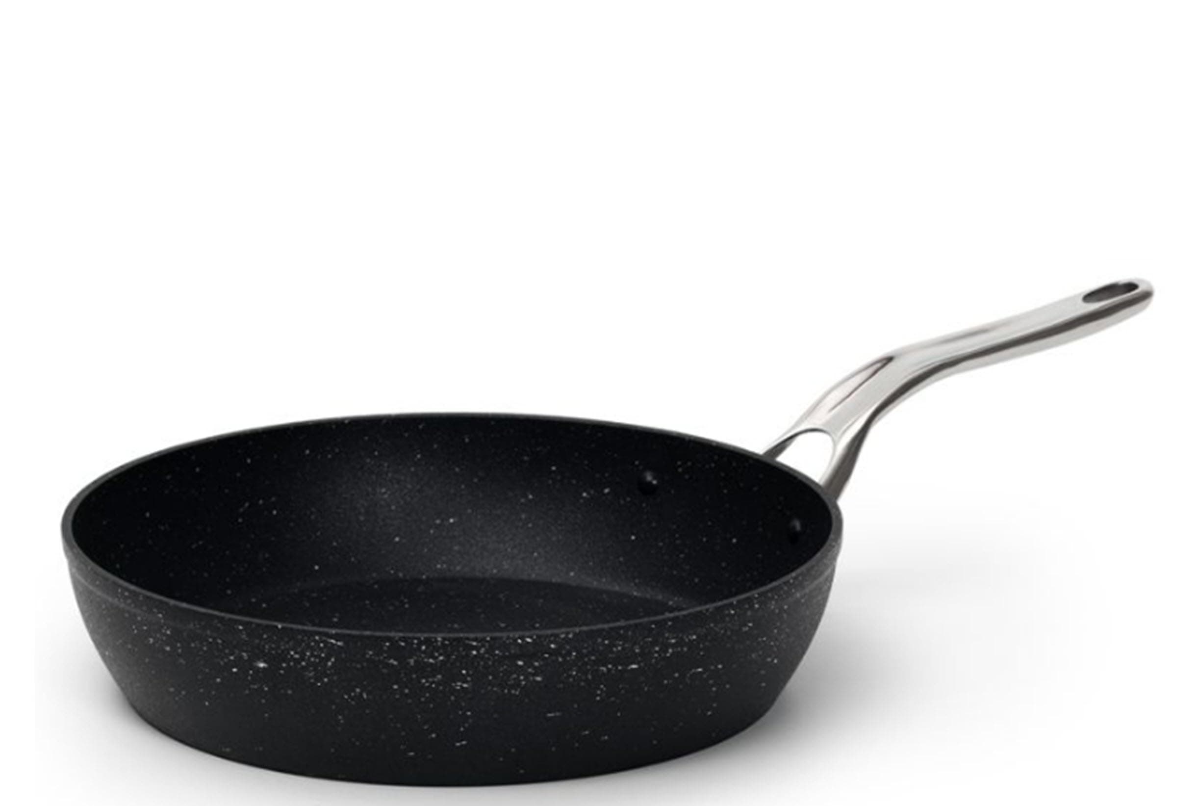 The Rock 20cm (8") Non-Stick Fry Pan - Durable Forged Aluminum - Oven Safe - PFOA Free - Easy to Clean - Black