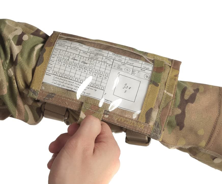 Tactical Gear - Shooters Armband Sleeve - Tactical Gear - Wrist Sleeve - Shooting Range Accessories - Wrist Map Holder - Military Arm Pouch