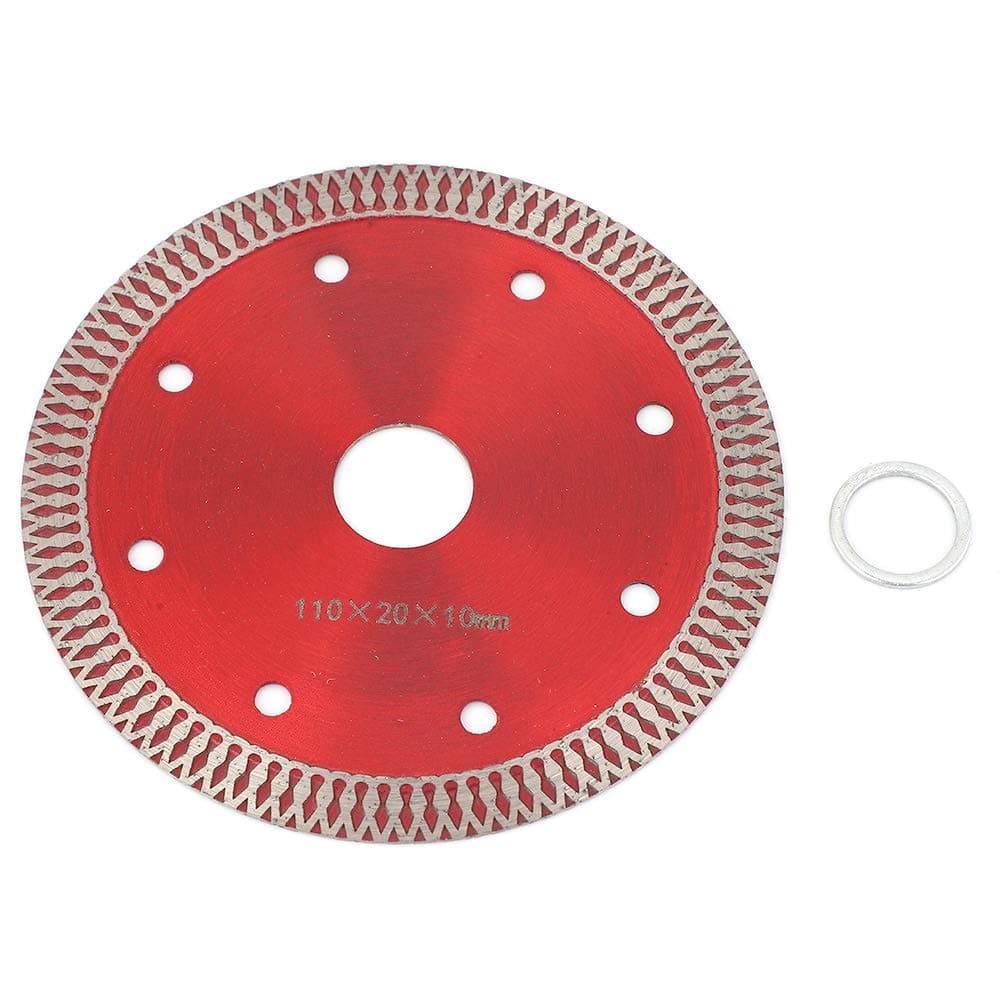 Tile Cutter, 110 * 20 * 10mm Diamond Saw Blade Cutting Disc Wheel for Cutting Porcelain Tiles Marble Ceramics Works