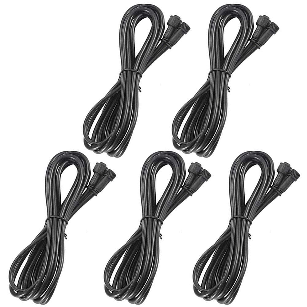 Pack of 5, FVTLED 1m 3.28ft 5Pin Extension Cable Wire with Male and Female Connectors at Both Ends Only for FVTLED RGBW LED Deck Light