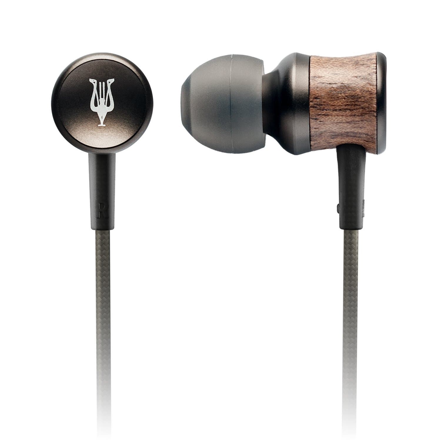 Meze 12 Classics GunMetal premium high fidelity wooden earphones IEM's (Gun Metal Grey)