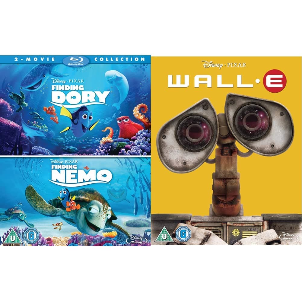 Finding Dory/ Finding Nemo Double Pack [Blu-ray] & WALL-E [Blu-ray]