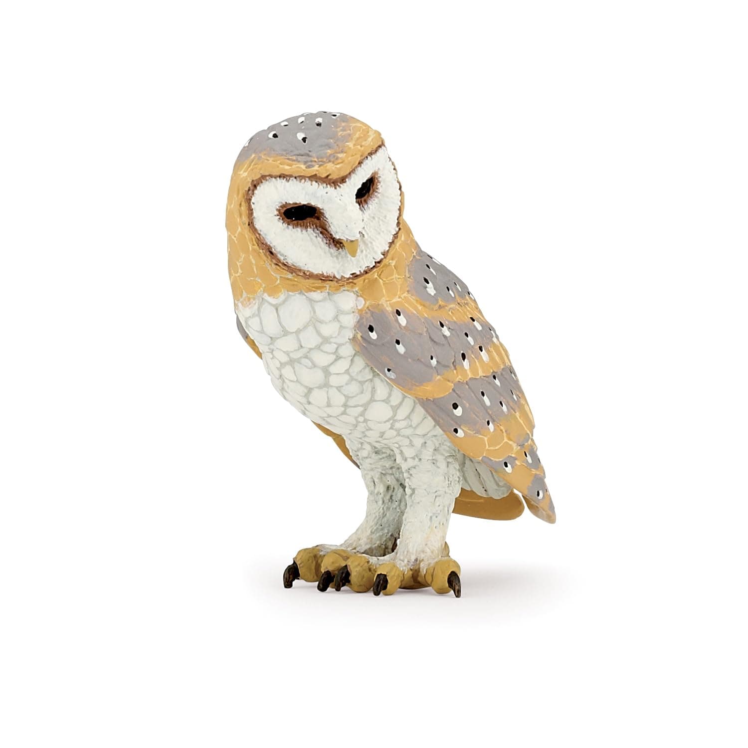 Realistic Barn Owl Figure Toy for Kids - Ages 3+ - Wild Life Collection - Educational Play Night Observation - Gift Idea Toy for Girls and Boys - 6.3 Cm X 3.5 Cm X 6.5 Cm