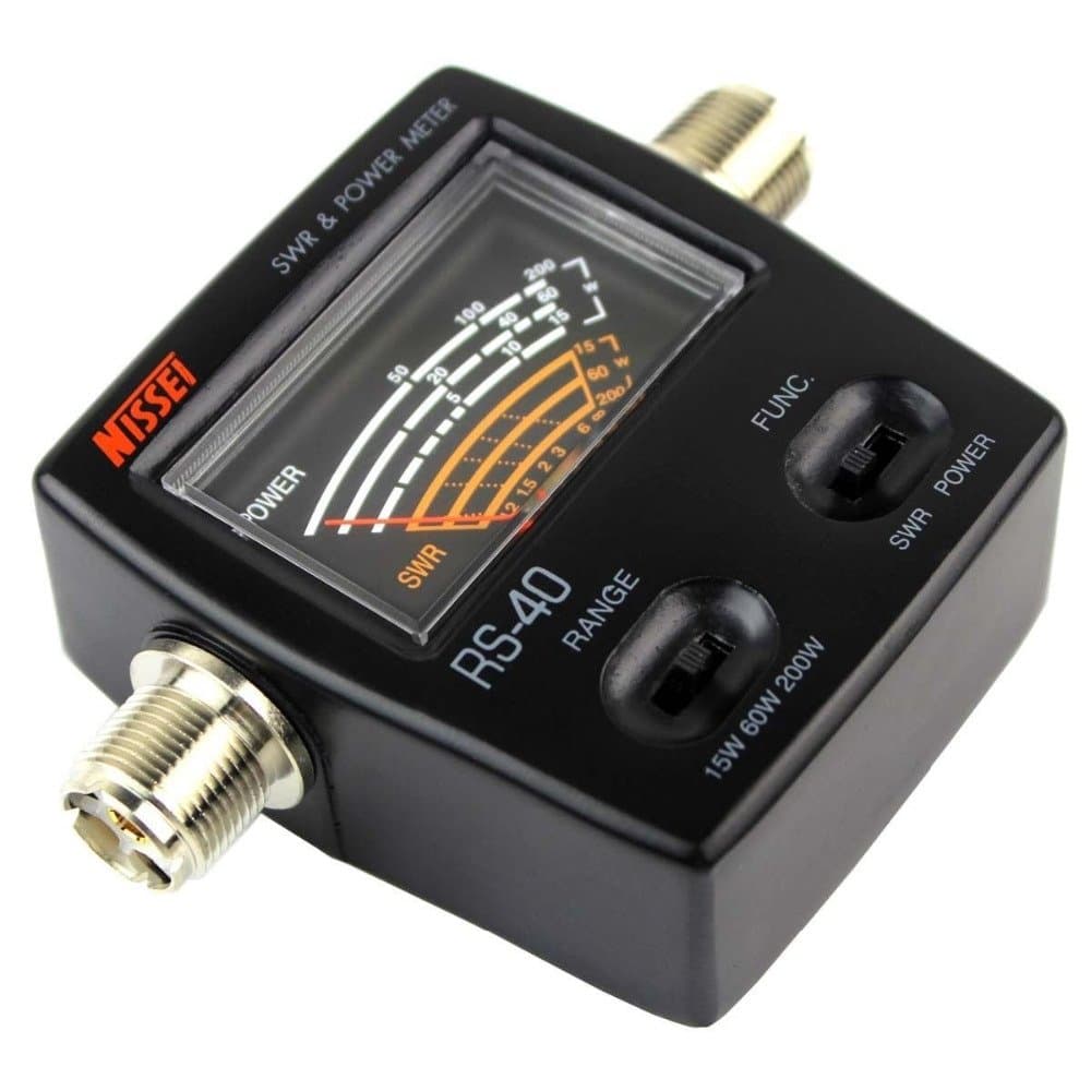 Nissei RS 40 V/UHF 200W SWR & Power Meter (140-150 & 430-450mhz)