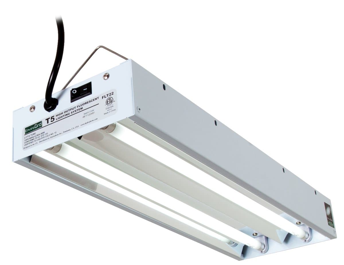 Hydrofarm Flt22 Two Tube T5 Fluorescent Light System