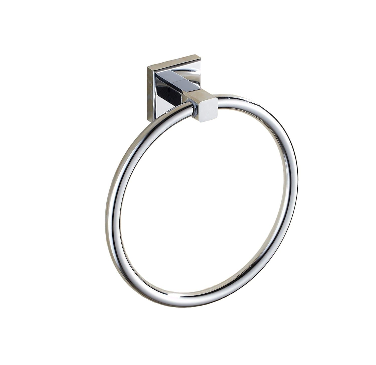 – Aothpher Wall Mounted Towel Ring in Kitchen Bathroom Chrome Stainless Steel Towel Holder