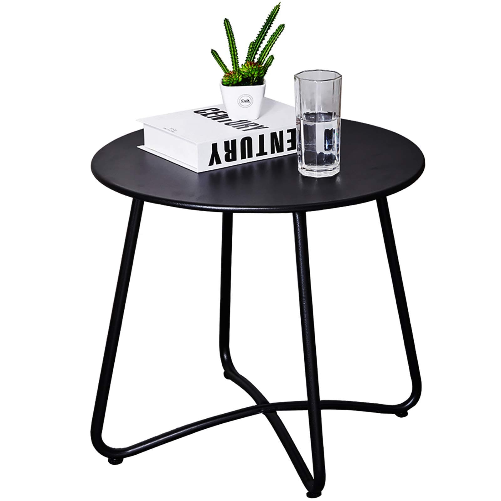 Patio Side Table, black