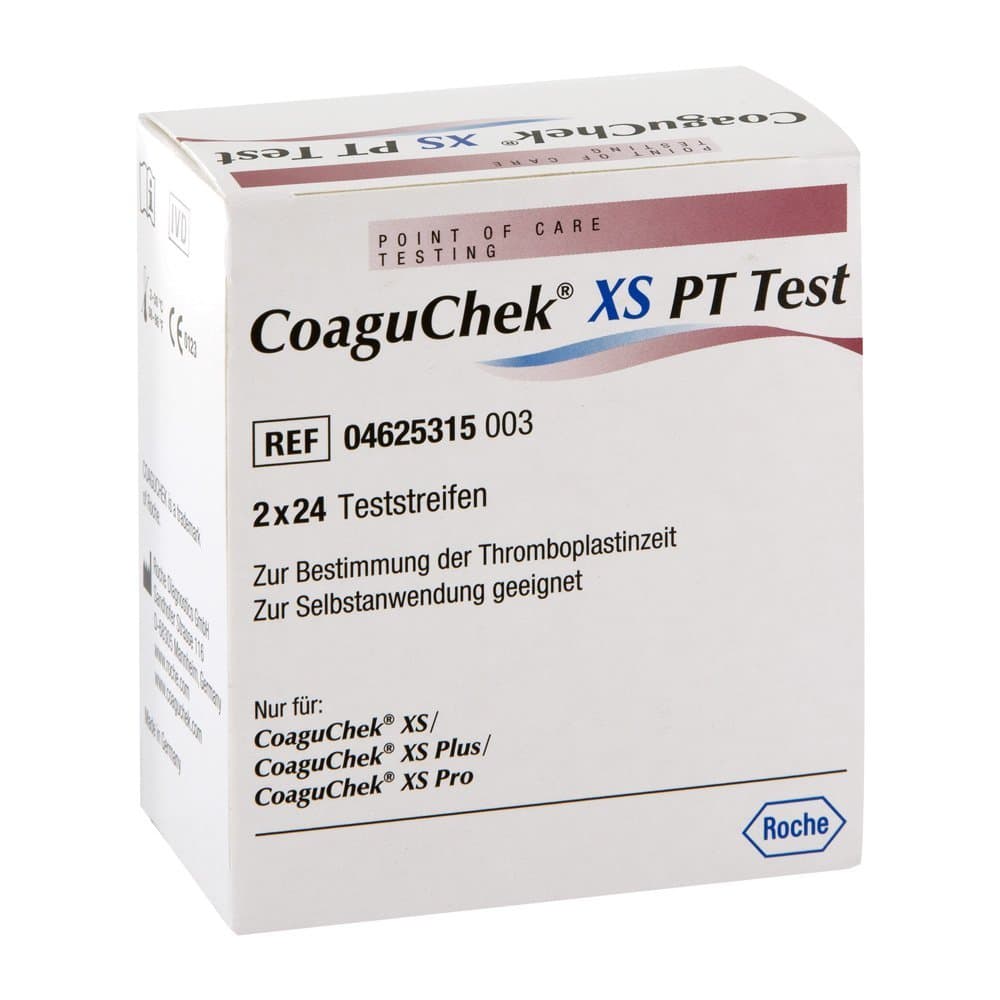 XS PT Test Strips 48 (2 x 24)