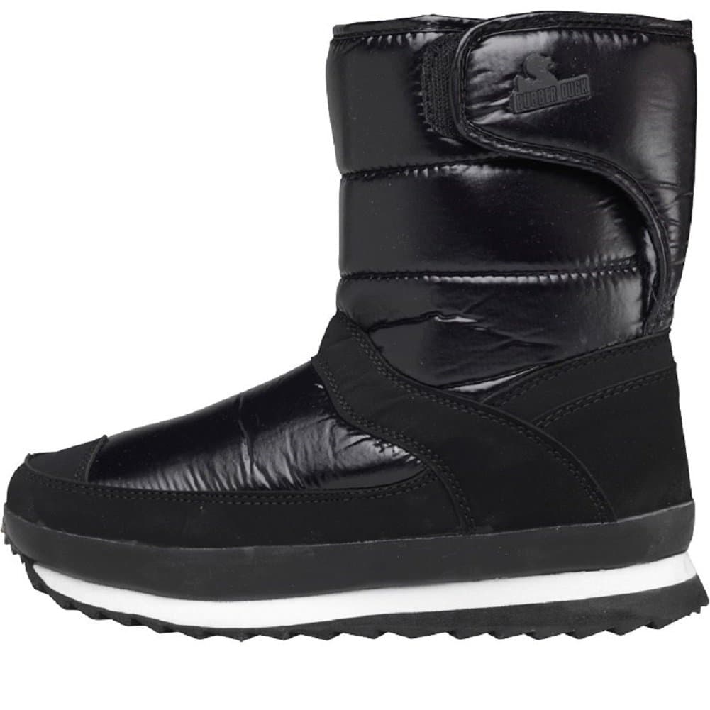 Rubber Duck Womens Iceberg Boots Black Wet Look