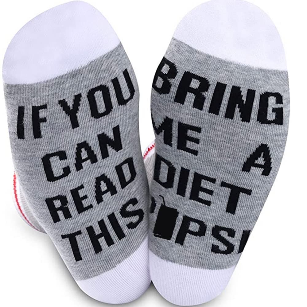 Pepsi Gift Pepsi Crew Socks Funny Pepsi Lover Gift If You Can Read This Bring Me A Pepsi Novelty Socks For Men Women