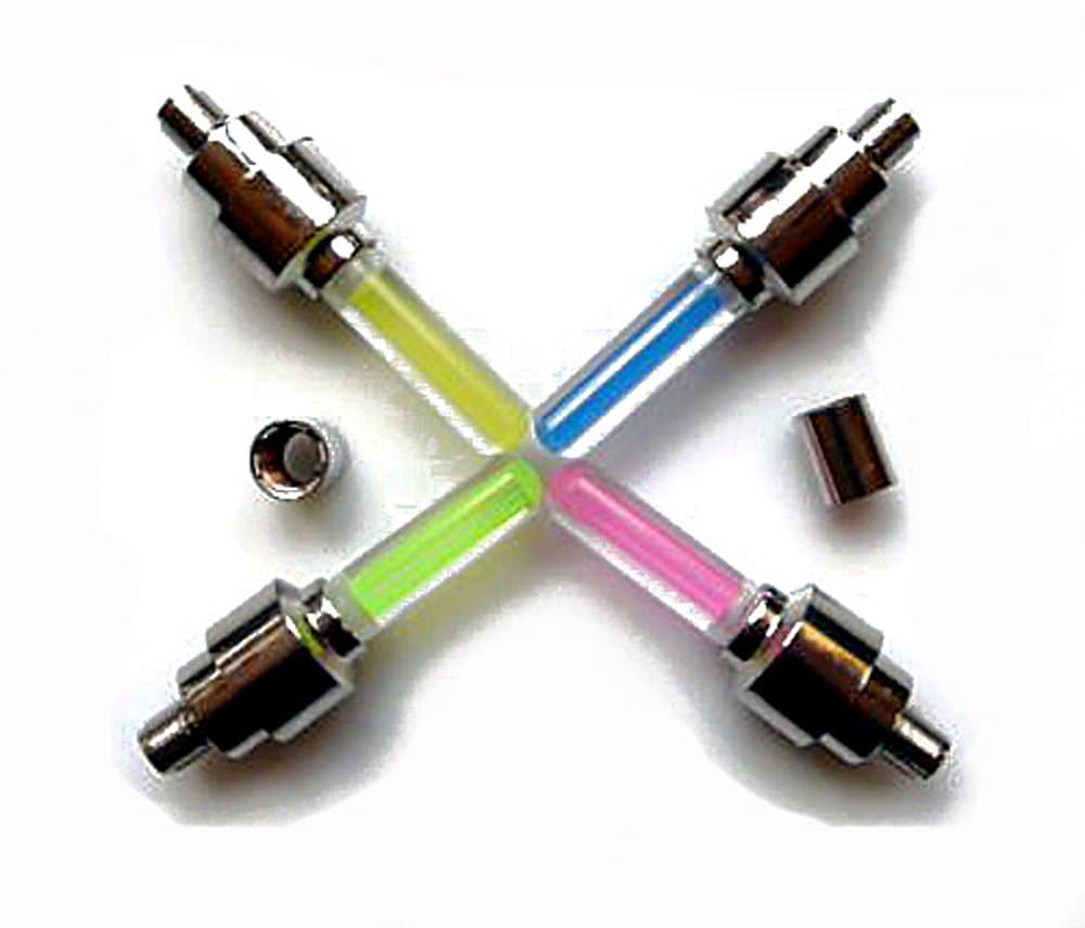 Liroyal Unisex's Safety LED Bicycle Lights, Blue, One Size