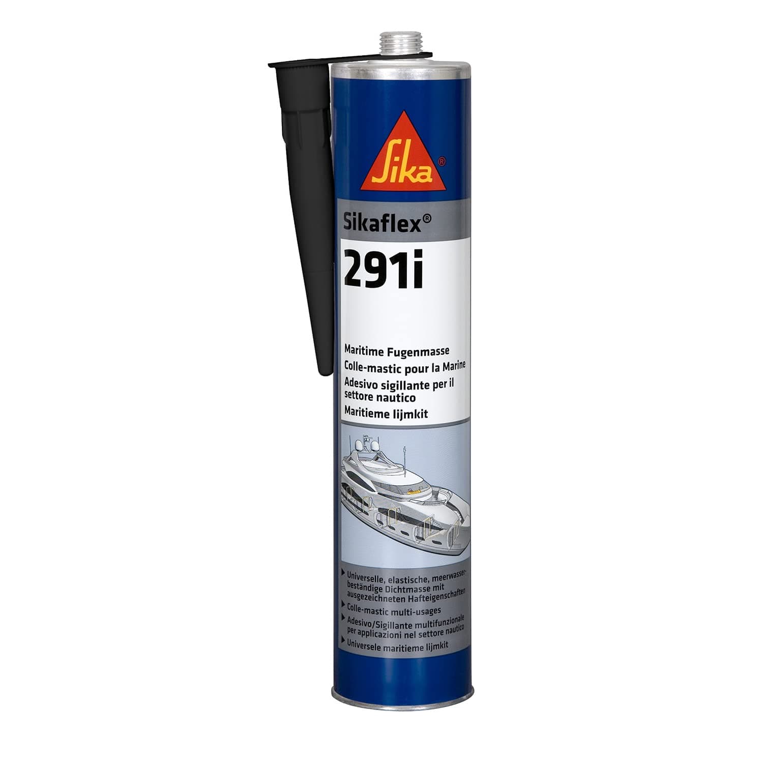 Sikaflex 291i Black Multi-Functional Adhesive Sealant for Marine Application - Black