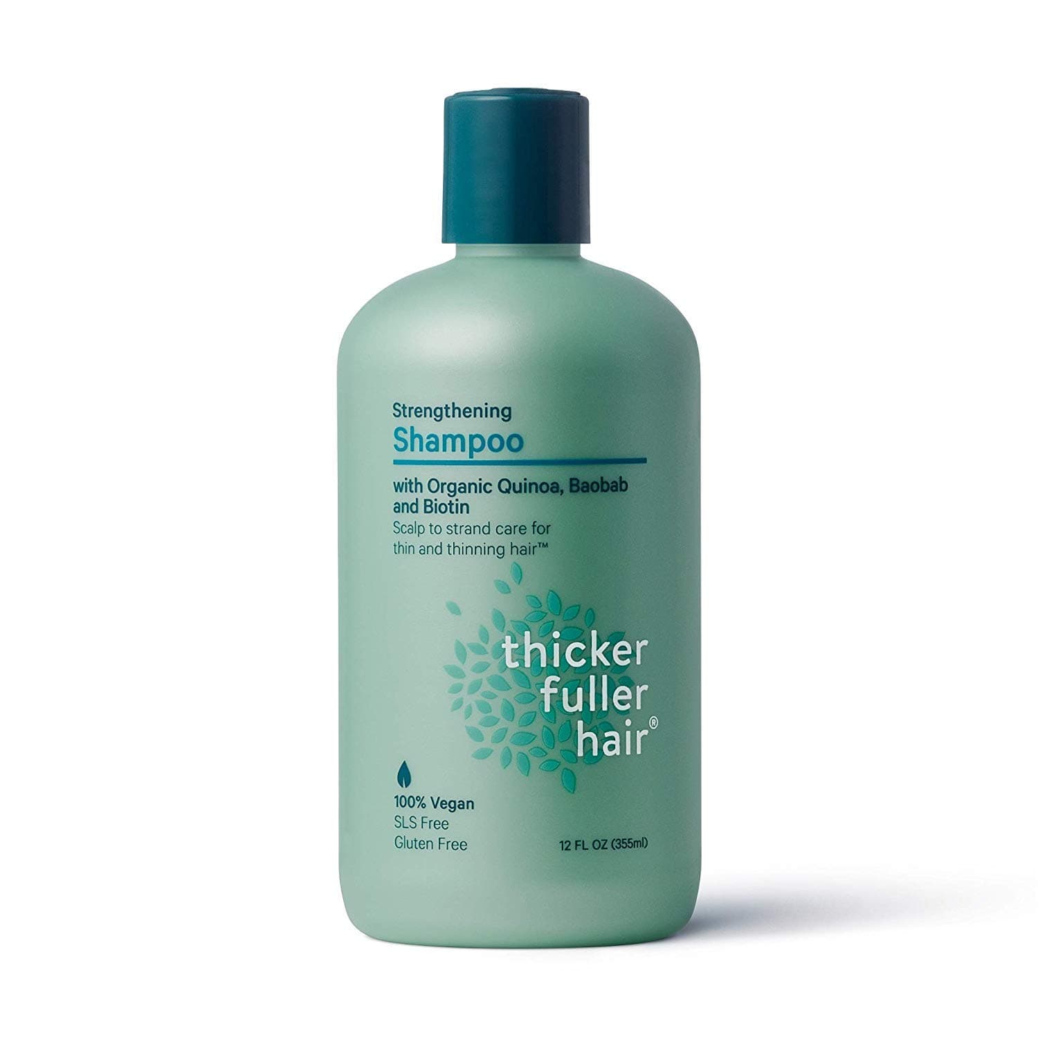 Thicker Fuller HairShampoo Stengthening Sls-Free 12 Ounce (2 Pack)