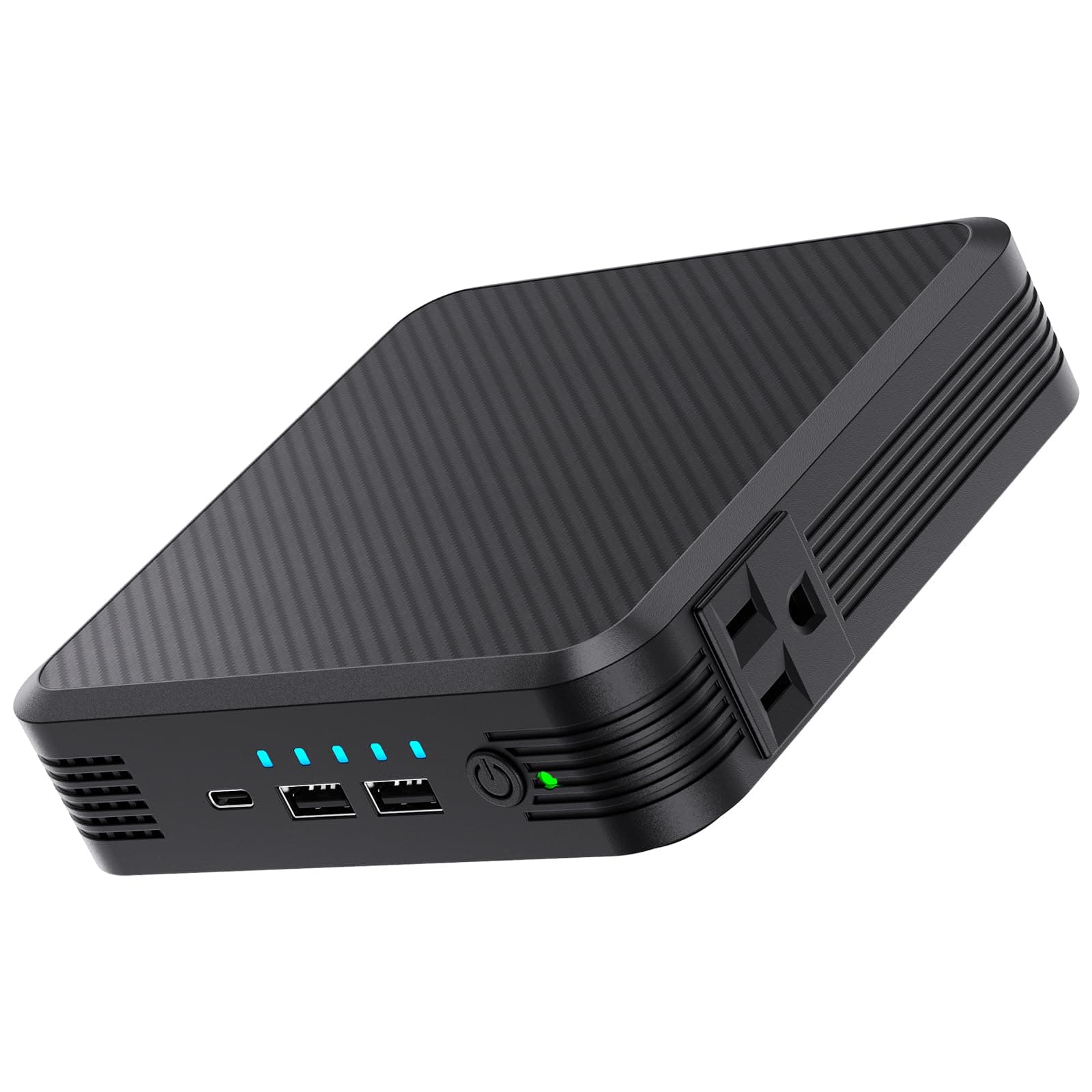 Portable Laptop Power Bank 100W AC Outlet, 72Wh/20000mAh with 65W PD USB C Portable Laptop Charger, External Battery Pack for MacBook, Notebooks, Laptops