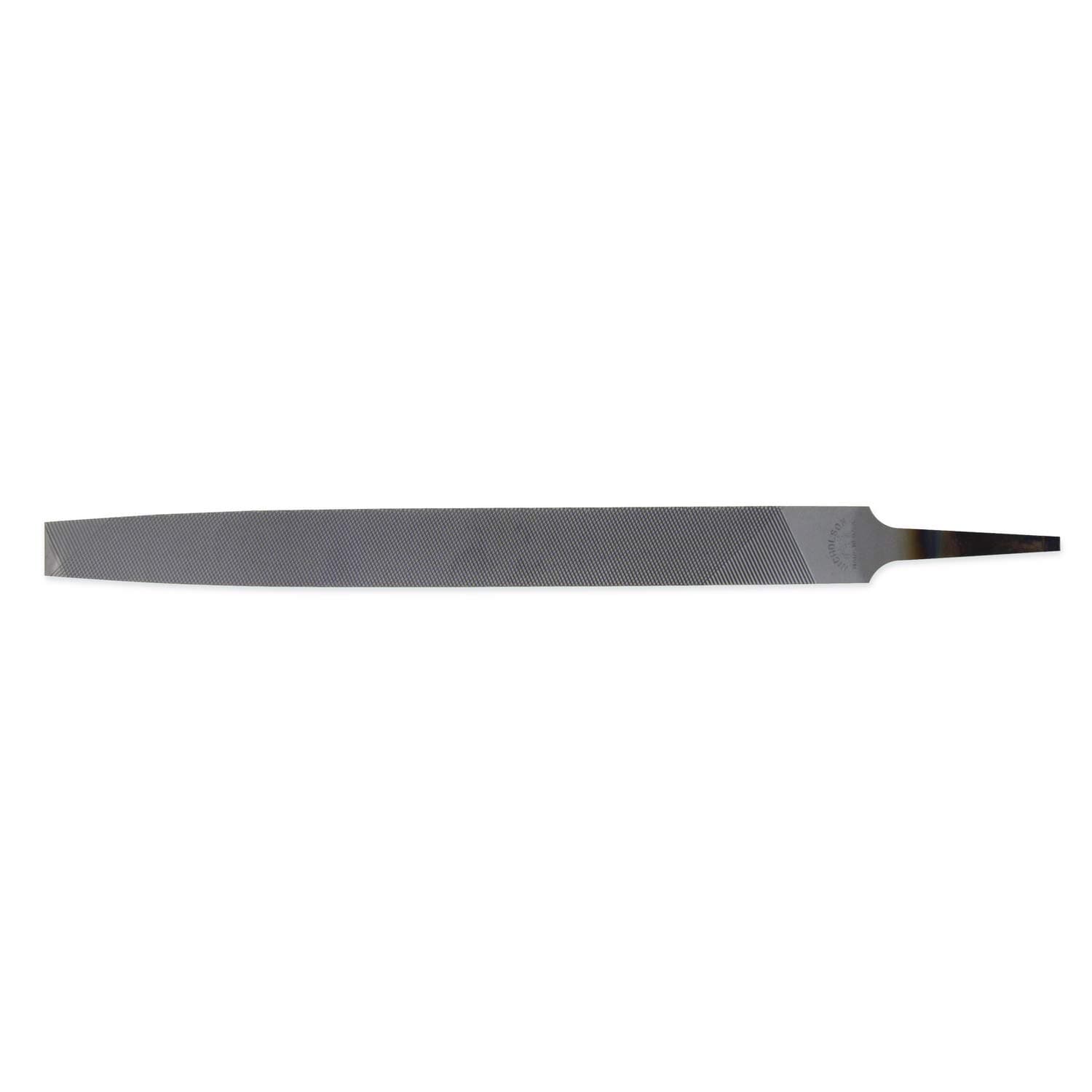 8"" Flat Double Cut Smooth File - Carded - 03633NN", multi, one size