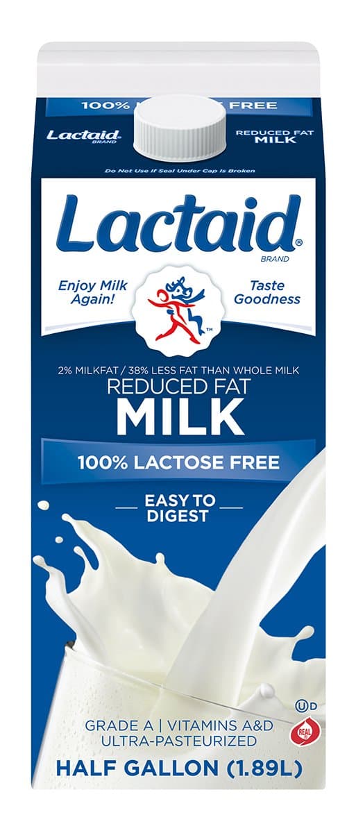 Lactaid 100 2% Reduced Fat Milk, Half Gallon, 64 oz