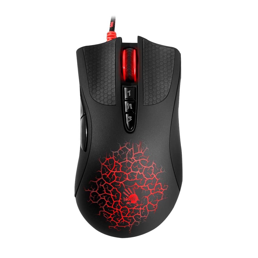 AL90 Optical Gaming Mouse with Light Strike (LK) Optical Switch & Scroll - 8 Programmable Buttons and Advanced Macros - Ergonomic Right Hand Grip - Button Grips - Colored Profile Selection