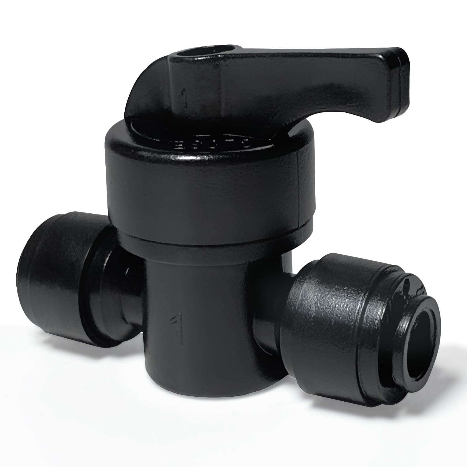 Spalolen 5 Pack Quick Connect 1/4" Drip Irrigation Shut Off Valve, Universal Drip Irrigation Tubing Coupling Valve, Leak Free Connector Locking Fitting for Sprinkler or Drip Irrigation System