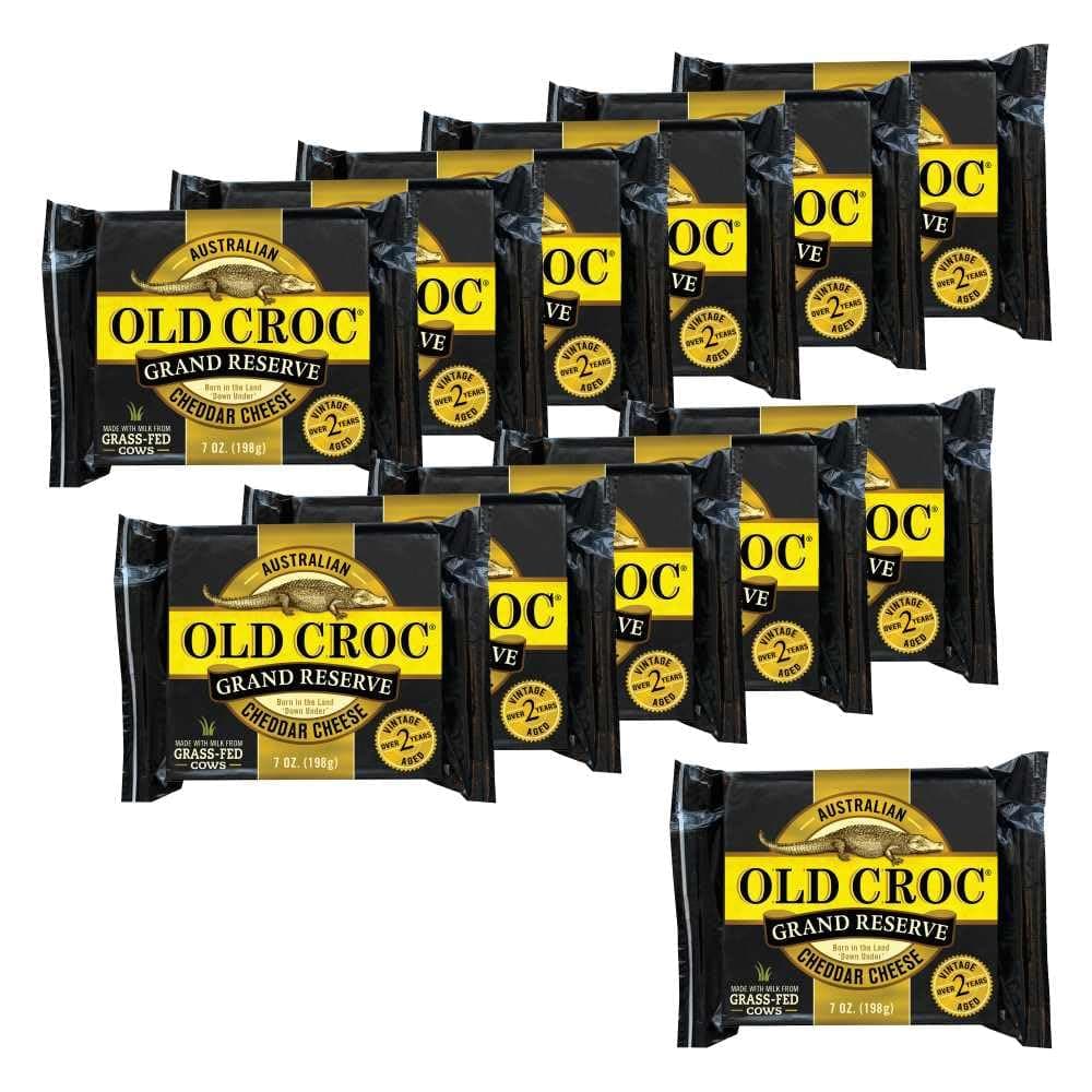 Old Croc Grand Reserve Cheddar Cuts, 7 OZ, 12 Pack