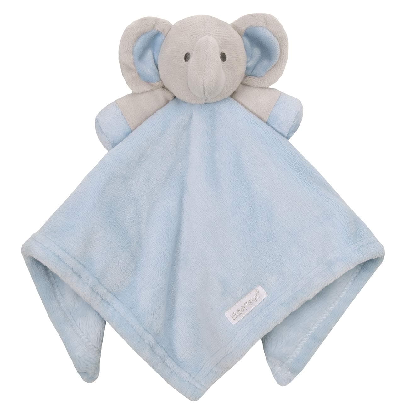 BABY TOWN Babytown Baby Boys & Girls Animal Snuggle Comforter Blanket, One Size, Blue Elephant