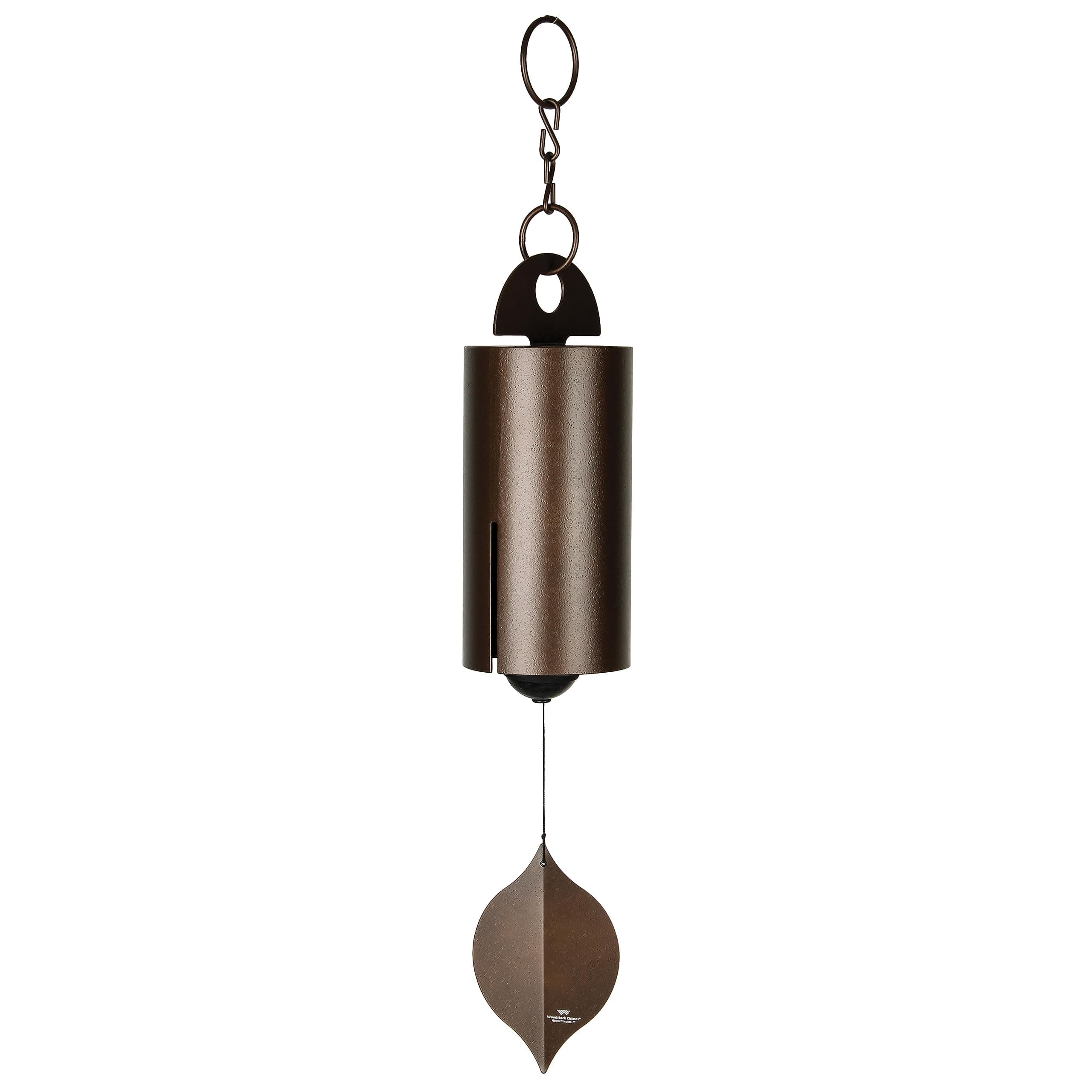 HWLC Large Heroic Windbell - Antique Copper, Brown, 40-Inch