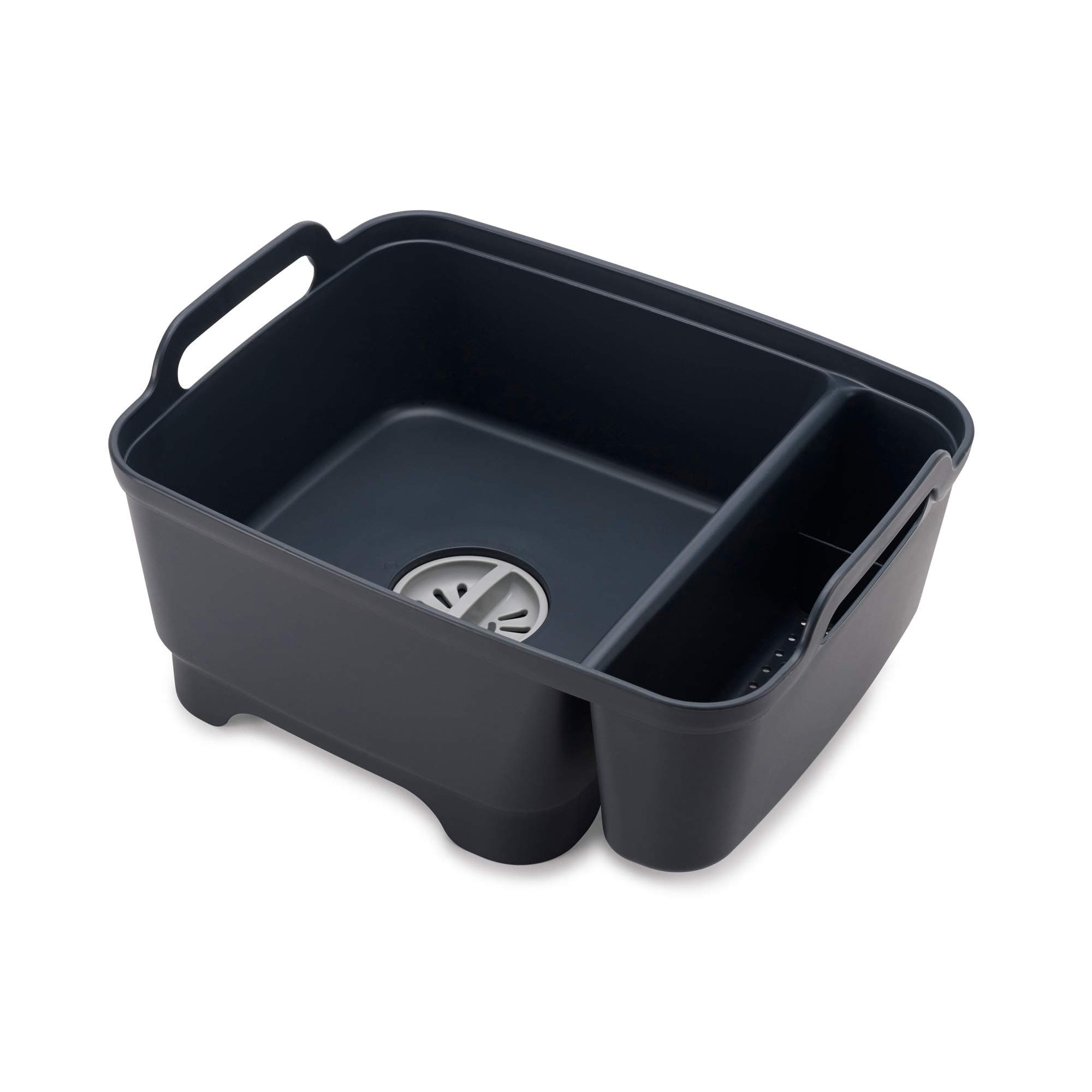 Joseph Joseph Wash&Drain Store Dishwashing bowl with plug and storage bay - Grey