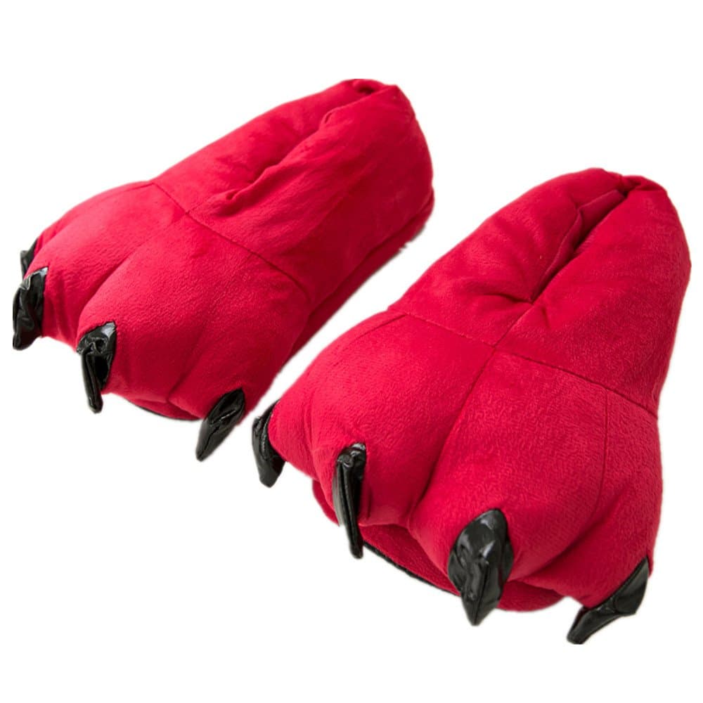 Unisex Soft Paw Claw Home Slippers Animal Costume Shoes