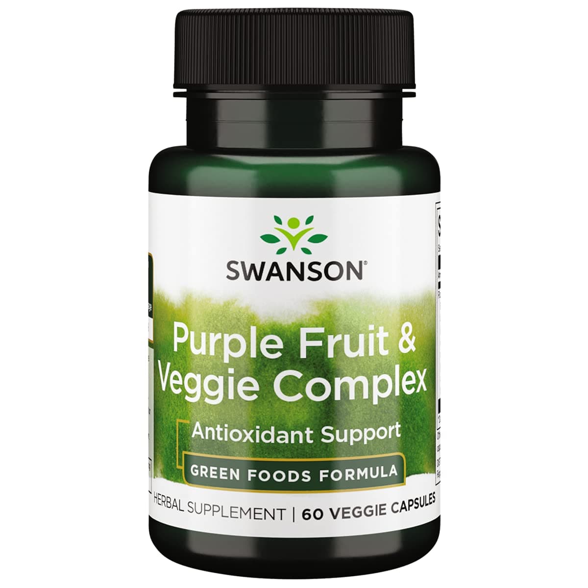 Swanson Whole Food Purple Antioxidants Fruit & Veggie Complex 400 Milligrams 60 Veg Capsules