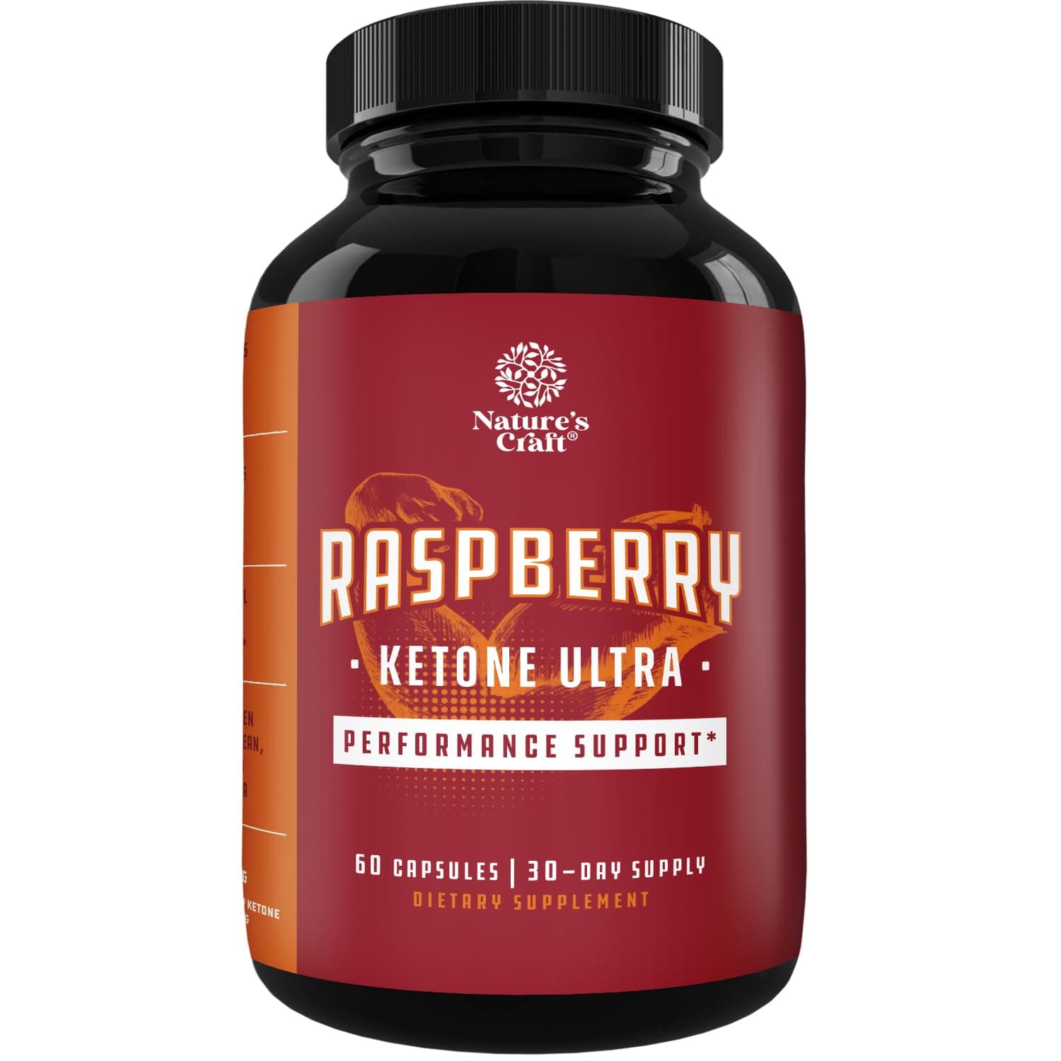 Pure Raspberry Ketones Weight Loss Supplement - Keto Burn Natural Fat Burner Diet Pills for Men & Women Boost Metabolism Burn Belly Fat Potent Appetite Suppressant 500 mg 60 Capsules