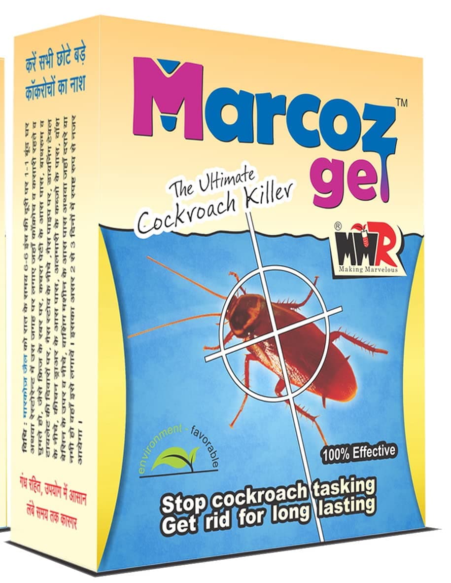 Marcoz Gel Ultimate cockroach killer gel for home Kitchen Safe, Odourless, Fast and Convenient Powerfull 20g Pack of (1)