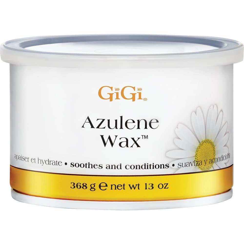 Azulene Wax – Soothing Soft Wax for Hair Removal, Ideal for Face, Body, Legs & Sensitive Skin, 13 oz, 3 Pack