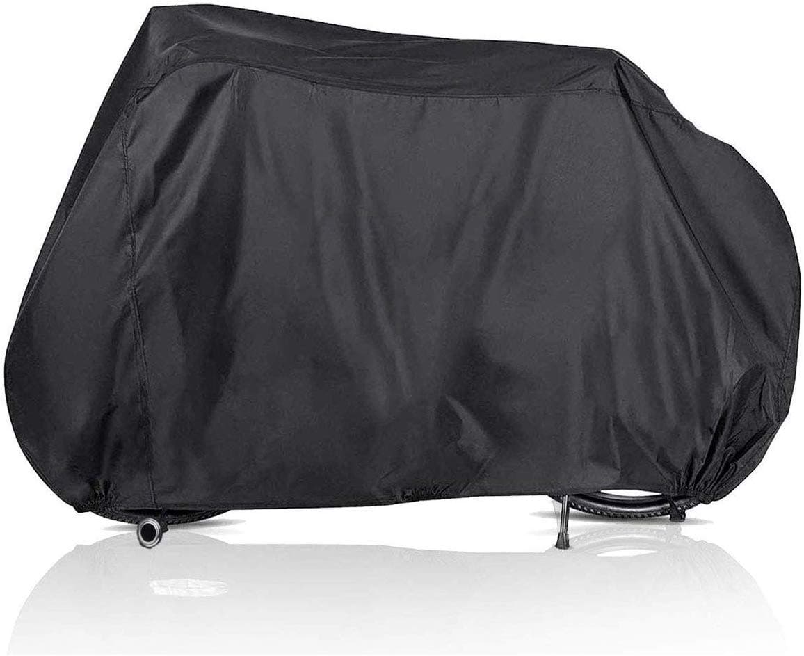 Bike Cover for Outdoor Bicycle Storage Heavy Duty Ripstop Material, Waterproof, Anti-UV - Protection from All Weather Conditions for Mountain and Road Bikes (L)