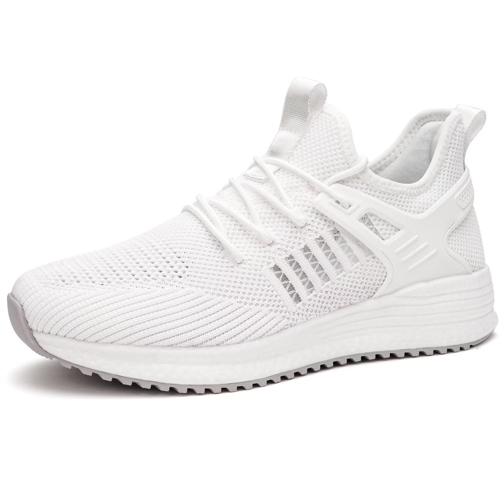 SDolphin Men's Running Shoes Sneakers - Tennis Workout Walking Gym Athletic Rubber Sole Breathable Comfortable Non Slip Fashion Shoes