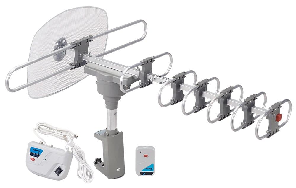 Overseas Connectios Inc Qfx Ant105 Outdoor Antenna 360 Degrees Motorized Rotating