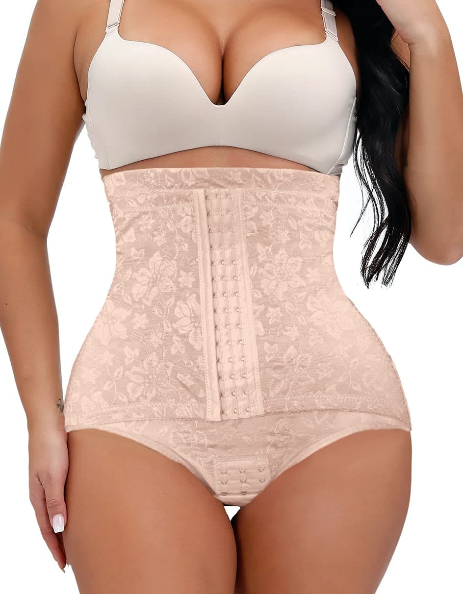 Sweet Cherry 750 - Womens Waist Cincher Body Shaper Trainer Girdle Faja Tummy Control Underwear Shapewear (Plus Size)