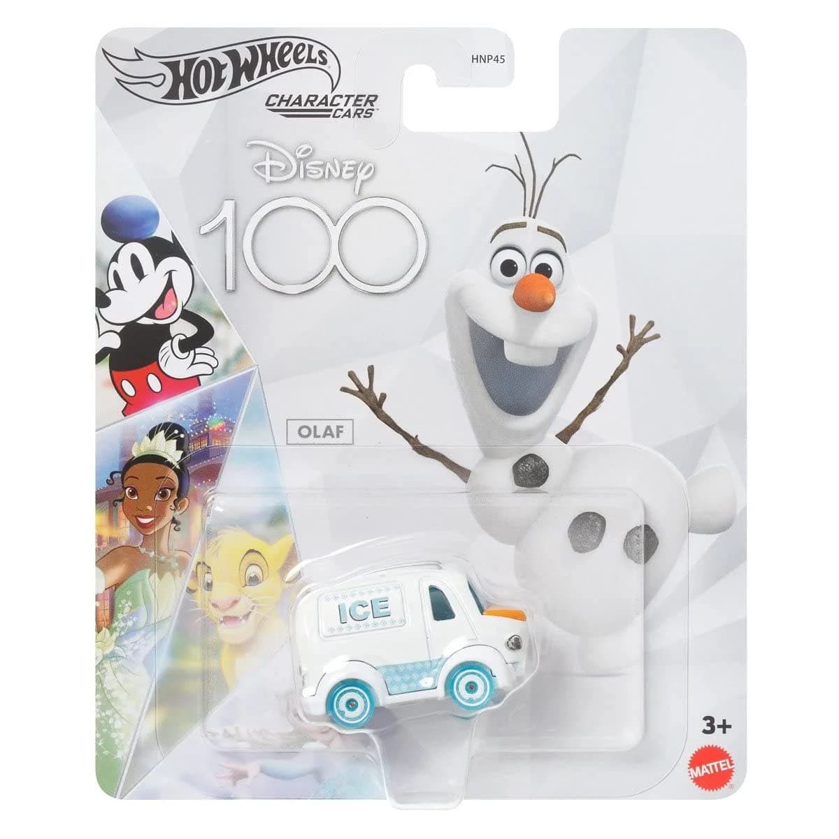 Disney 100 Character Cars Olaf Die Cast Car